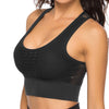 Hot Fitness Women's T-shirts  Sexy Mesh Sports Bra Vest Backless Solid Quick Dry Running Gym bra Tank Top | Vimost Shop.