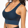 Hot Fitness Women's T-shirts  Sexy Mesh Sports Bra Vest Backless Solid Quick Dry Running Gym bra Tank Top | Vimost Shop.