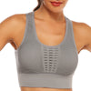 Hot Fitness Women's T-shirts  Sexy Mesh Sports Bra Vest Backless Solid Quick Dry Running Gym bra Tank Top | Vimost Shop.