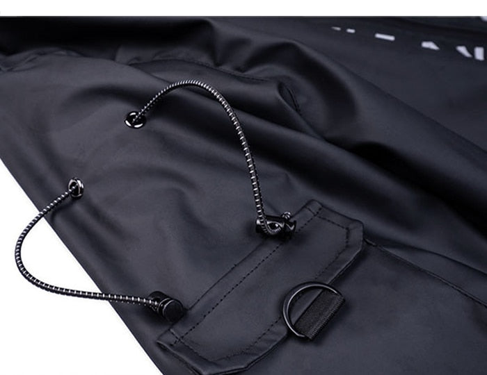 Multi Pockets Cargo Jackets Men Windbreaker Hip Hop Streetwear Outdoor Techwear Jackets Harajuku Cargo Coats | Vimost Shop.