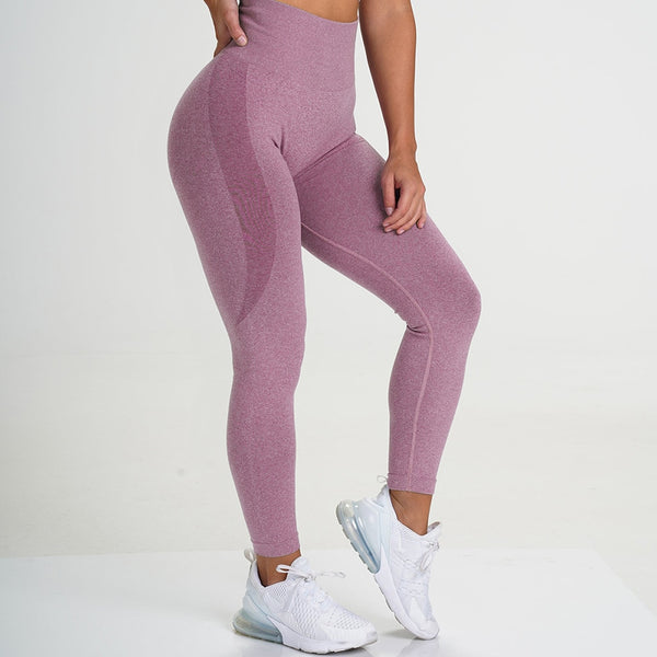 Women High Waist Compression Tights Sports Pants Push Up Running Gym Fitness Leggings Seamless Tummy Control Yoga Pant | Vimost Shop.