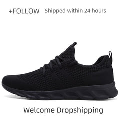 Men Light Running Shoes  Breathable Lace-Up Jogging Shoes for Man Sneakers Anti-Odor Men's Casual Shoes Drop Shipping | Vimost Shop.