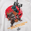 Harajuku Hip Hop Embroidered Samurai Dog Print Hoodies Sweatshirts Streetwear Chinese Characters Pullover Hooded Tops | Vimost Shop.