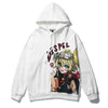 Harajuku Hoodies Men Japanese Ukiyo-e Anime Comics Girl Printed Hooded Pullover Sweatshirt High Street Baggy Streetwear