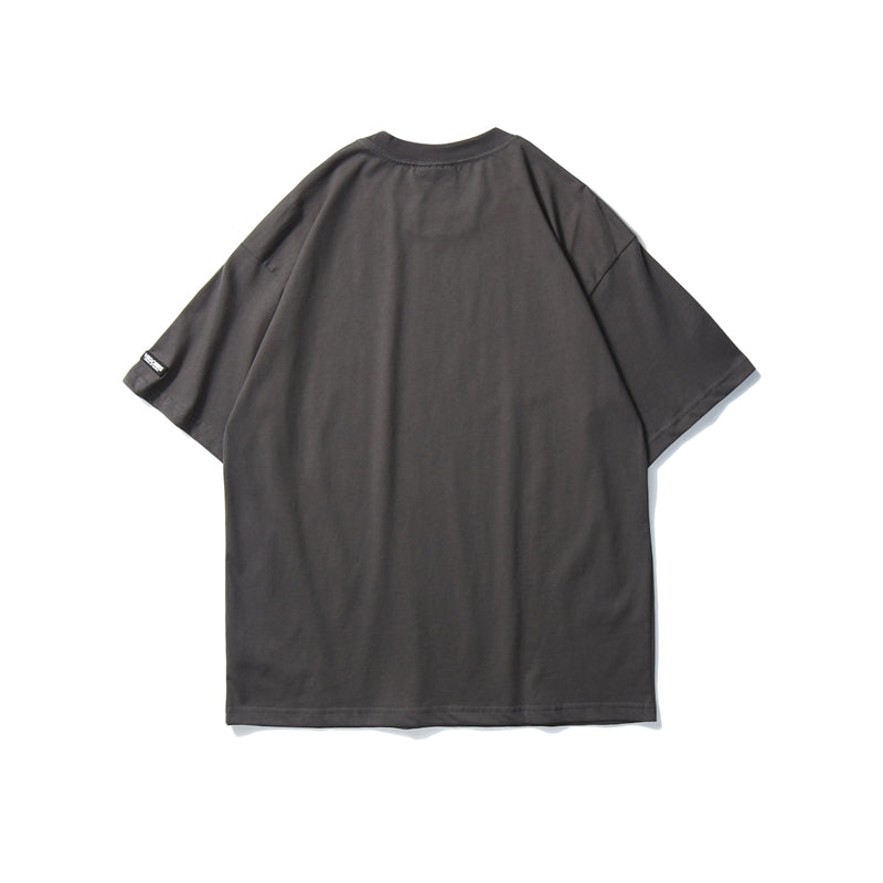 Hip Hop Lightning Skull Print T Shirt Men Streetwear Gray Short Sleeve Tshirt Summer Tops Tees Harajuku Cotton T-Shirt | Vimost Shop.