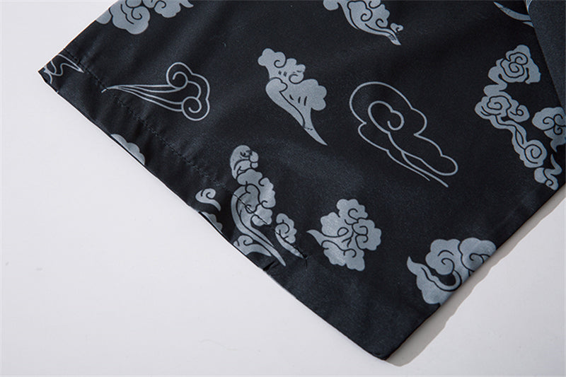 Japanese Style Cat Samurai Kimono Streetwear Men Women Cardigan Japan Harajuku Anime Robe Anime Clothes | Vimost Shop.