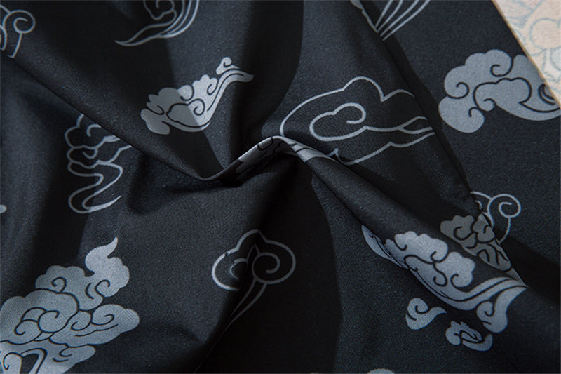 Japanese Style Cat Samurai Kimono Streetwear Men Women Cardigan Japan Harajuku Anime Robe Anime Clothes | Vimost Shop.