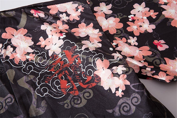 Japan Style Anime Dragon Printed Black Thin Kimono Men Japanese Streetwear Oversize Losse Jackets Casual Outerwear | Vimost Shop.