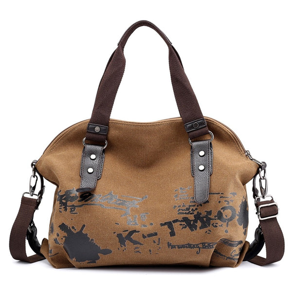 Female Large Pocket Casual Tote Women's Handbag Shoulder Handbags Canvas Capacity Bags For Women Messenger Shopping  Bags #L20 | Vimost Shop.