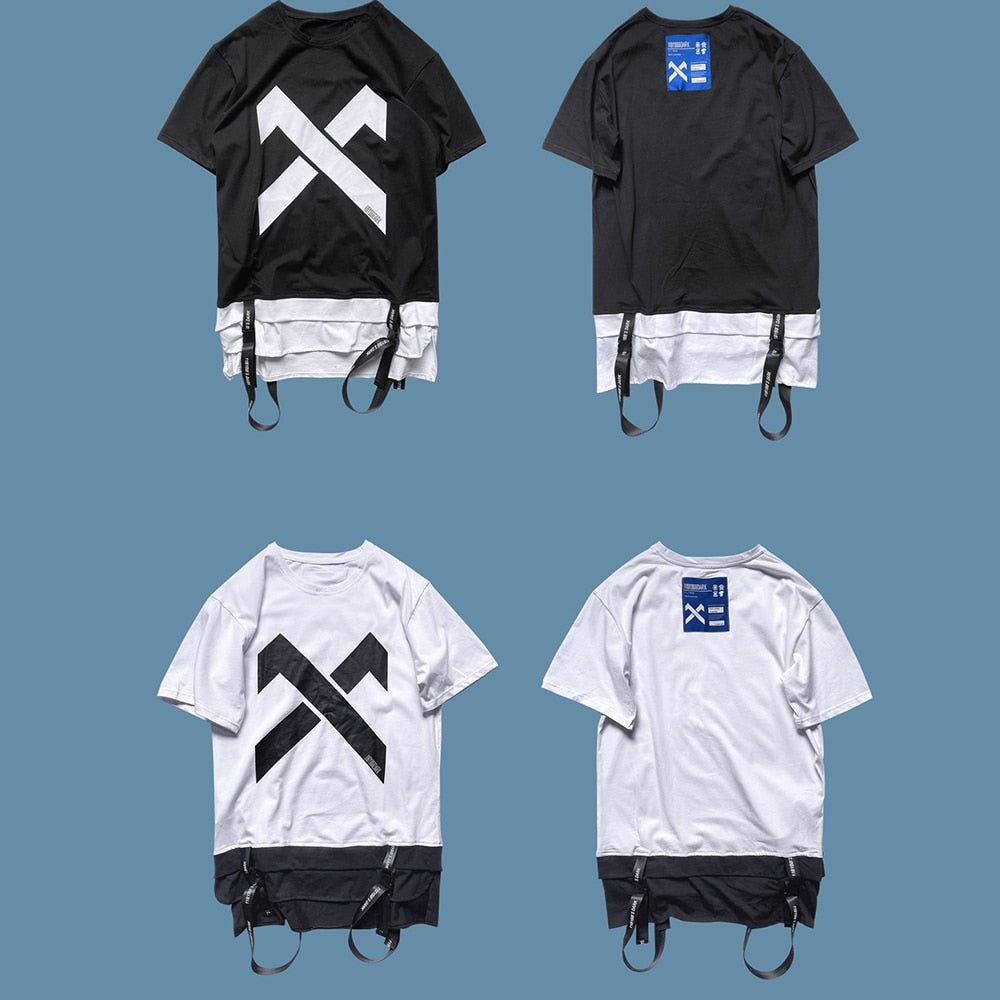 Letter Printed Reflective T Shirt Men Casual Cotton Tops Tees Harajuku Hip Hop Streetwear Short Sleeve Men | Vimost Shop.