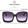 Oversize Square Sunglasse Women  Vintage Black T Frame Sun Galsses Men Luxury Brand Black Shades UV400 New Fashion | Vimost Shop.
