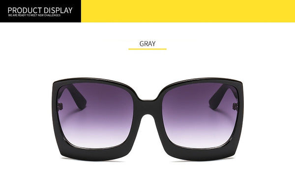 Oversize Square Sunglasse Women  Vintage Black T Frame Sun Galsses Men Luxury Brand Black Shades UV400 New Fashion | Vimost Shop.
