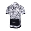 Men White Cartoon Cat Dog Cycling Jersey Spring Anti-Pilling Eco-Friendly Bike Clothing Road Team Bicycle Wear Shirts | Vimost Shop.