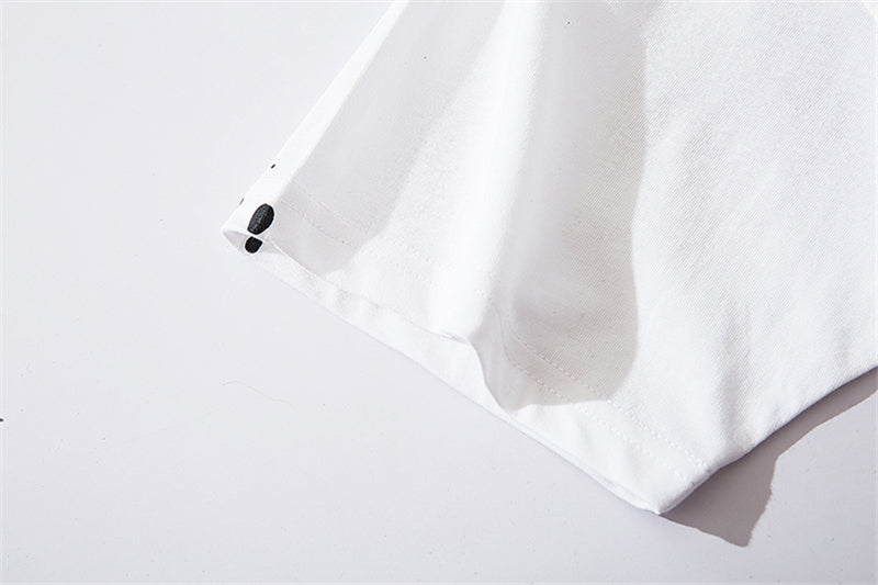 Men Streetwear Japanese Sakura Waves Tshirt Short Sleeve Cotton Harajuku T-Shirt Oversize Japan Tees | Vimost Shop.