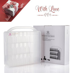 Professional Nail Polish Holder for 60 bottles with Large Separate Compartment for Tools  F0683 | Vimost Shop.