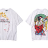 Men Hip Hop T-Shirts Harajuku Streetwear Japanese Geisha Tshirt Short Sleeve | Vimost Shop.