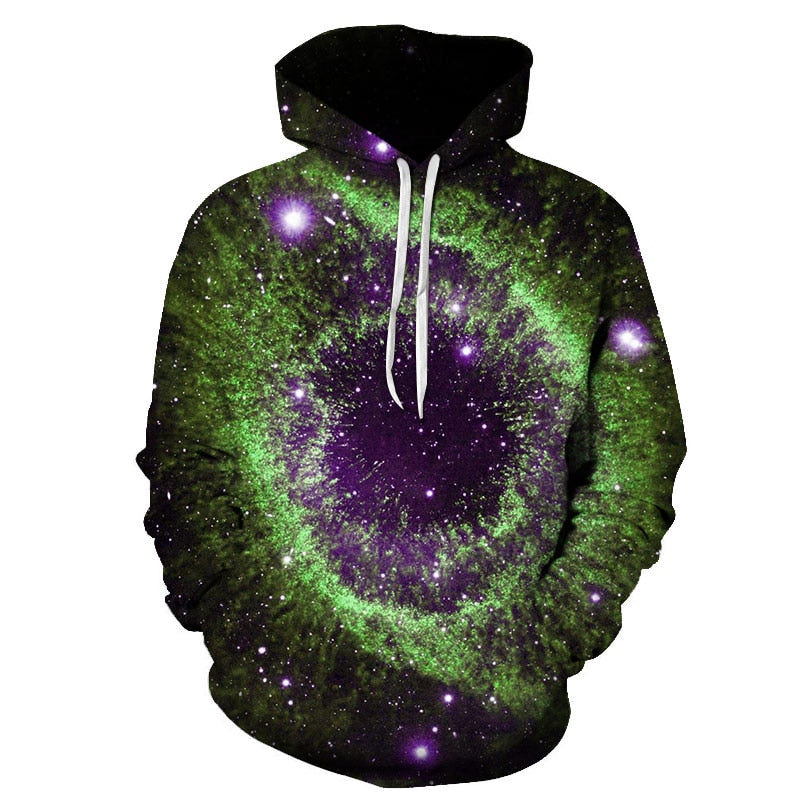 Milky Way series Men/Women 3D Sweatshirts Print Milk Space Galaxy Hooded Hoodies Unisex Tops Harajuku Pullover Pocket | Vimost Shop.