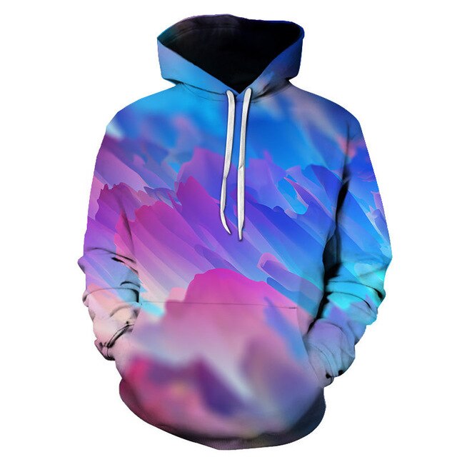 Milky Way series Men/Women 3D Sweatshirts Print Milk Space Galaxy Hooded Hoodies Unisex Tops Harajuku Pullover Pocket | Vimost Shop.