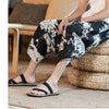 Streetwear Mens New Beach Pants Male Summer Casual Calf-Length Pants Man Chinese Style Baggy Loose Trousers Drawstring | Vimost Shop.