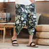 Streetwear Mens New Beach Pants Male Summer Casual Calf-Length Pants Man Chinese Style Baggy Loose Trousers Drawstring | Vimost Shop.