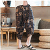 Streetwear Mens New Beach Pants Male Summer Casual Calf-Length Pants Man Chinese Style Baggy Loose Trousers Drawstring | Vimost Shop.