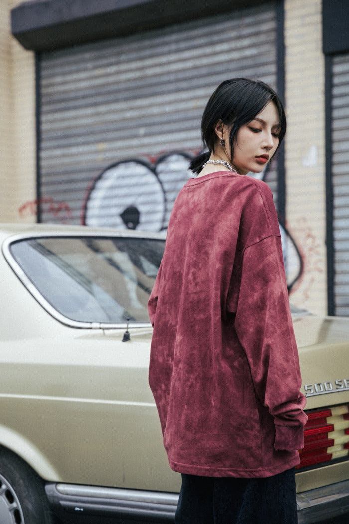 Hip Hop T Shirt Men Streetwear Print Wild Horse Long Sleeve Tees Harajuku Cotton Loose Tshirts Tie Dye Mens Fashion Tops | Vimost Shop.