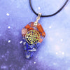 Orgonite Pendant Sri Yantra Necklace Sacred Geometry Chakra Energy Necklace Meditation Pendant Jewelry | Vimost Shop.