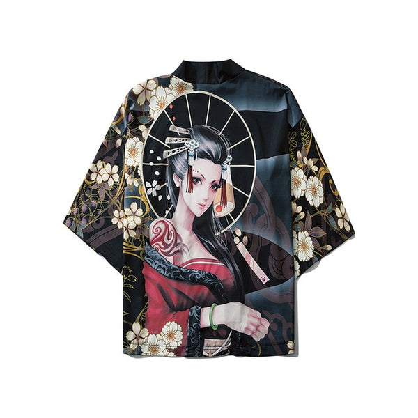 Women Print Clothes Traditional Kimonos Blusas Fashion Men Japanese Asian Style Beach Yukata Clothing | Vimost Shop.