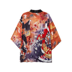 Women Print Clothes Traditional Kimonos Blusas Fashion Men Japanese Asian Style Beach Yukata Clothing | Vimost Shop.