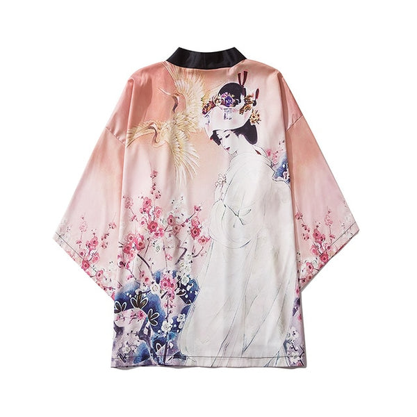 Women Print Clothes Traditional Kimonos Blusas Fashion Men Japanese Asian Style Beach Yukata Clothing | Vimost Shop.