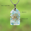 Orgonite Pendant Necklace Amazonite Natural Crystal Energy Chakra Jewelry Emf Protection Healing Orgone | Vimost Shop.