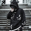 Hip Hop Darkwear Mask Print Loose Hoodies Men Streetwear Techwear Pullover Hoodie Sweatshirt Tops Streetwear | Vimost Shop.