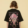 Men Hip Hop T Shirt Funny Ice Cream Anatomy Harajuku Japanese Kanji T-Shirt Streetwear | Vimost Shop.