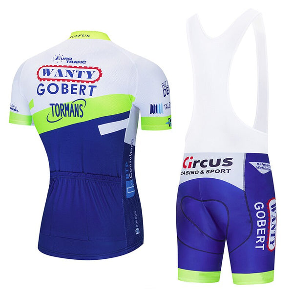 Team Wanty Cycling Pro Jersey 9D Set MTB Belgium Bicycle Clothing Summer Quick Dry Bike Clothes Men's Short Maillot Culotte | Vimost Shop.