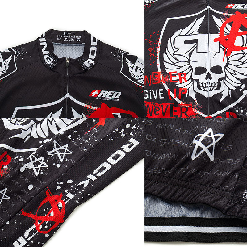 Rock Racing Cycling Clothing 9D Bib Set MTB Jersey Black Bicycle Clothes Quick Dry Bike Shirt Men's Short Maillot Culotte | Vimost Shop.