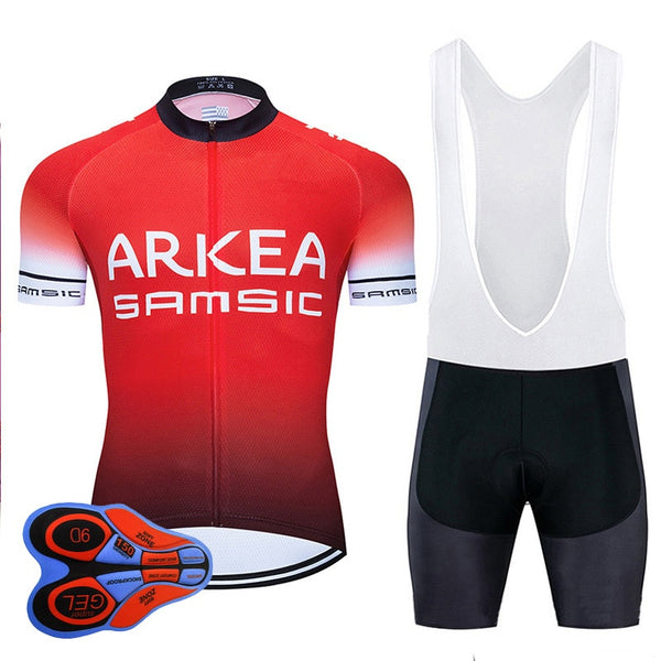 Pro Team ARKEA Cycling Jersey 9D Bib Set MTB France Bicycle Clothing Quick Dry Bike Clothes Wear Mens Short Maillot Culotte | Vimost Shop.