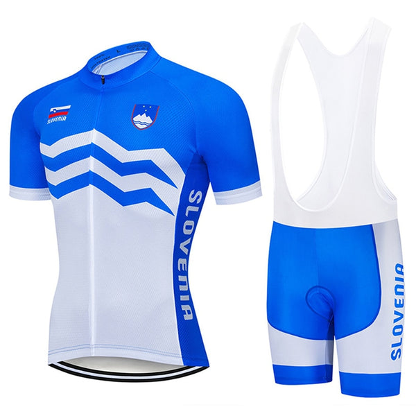 Pro Team Slovenia Cycling Clothing Set MTB Uniform Bicycle Clothes Summer Quick Dry Bike Jersey Men‘s Short Maillot Culotte | Vimost Shop.