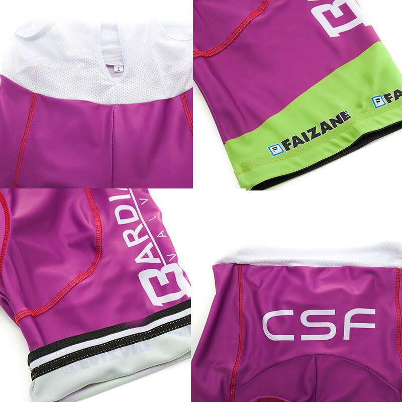 Pro Team France Cycling Jersey 9D Bib Set MTB Uniform Purple Bicycle Clothing Bike ClothesMens Short Maillot Culotte | Vimost Shop.