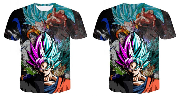 Son Goku Dragon Ball T-Shirt Men's Clothing T Shirt Fashion Streetwear Funny Kid Goku 3D Printed Tshirts Mans Tops Tees | Vimost Shop.