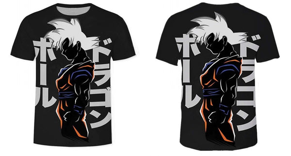 Son Goku Dragon Ball T-Shirt Men's Clothing T Shirt Fashion Streetwear Funny Kid Goku 3D Printed Tshirts Mans Tops Tees | Vimost Shop.