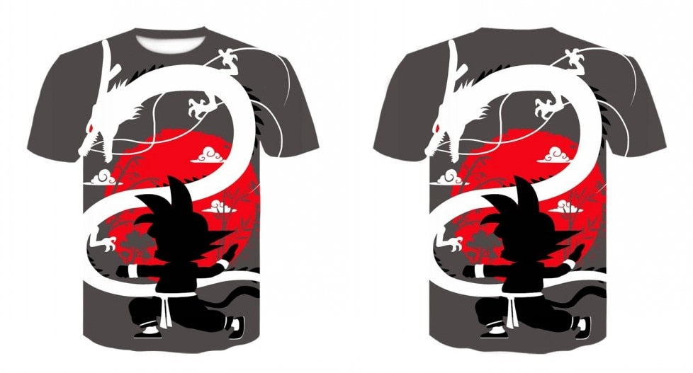 Son Goku Dragon Ball T-Shirt Men's Clothing T Shirt Fashion Streetwear Funny Kid Goku 3D Printed Tshirts Mans Tops Tees | Vimost Shop.