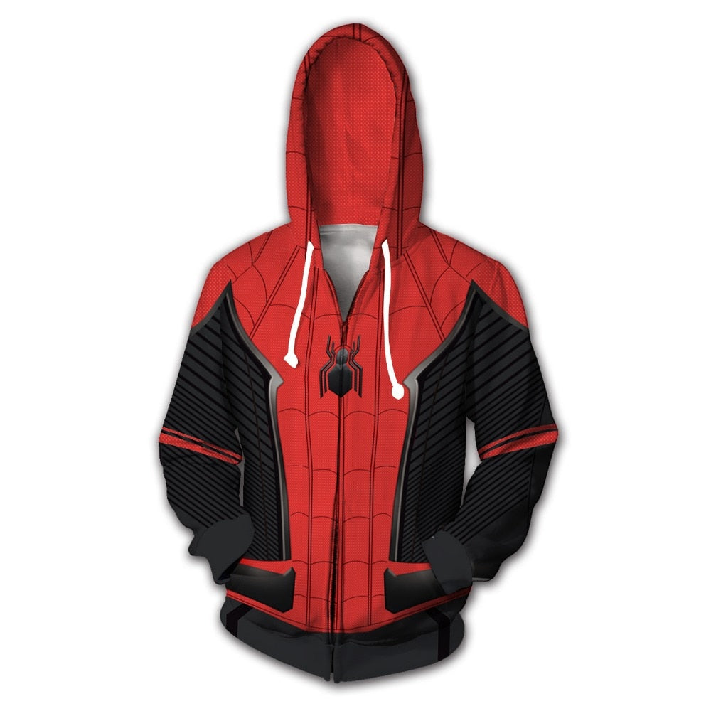 Marvel Superhero Flash Movie Endgame 3D Print Hoodies Sweatshirt Captain America Zipper Coat Jacket Men Women Cosplay Costume | Vimost Shop.