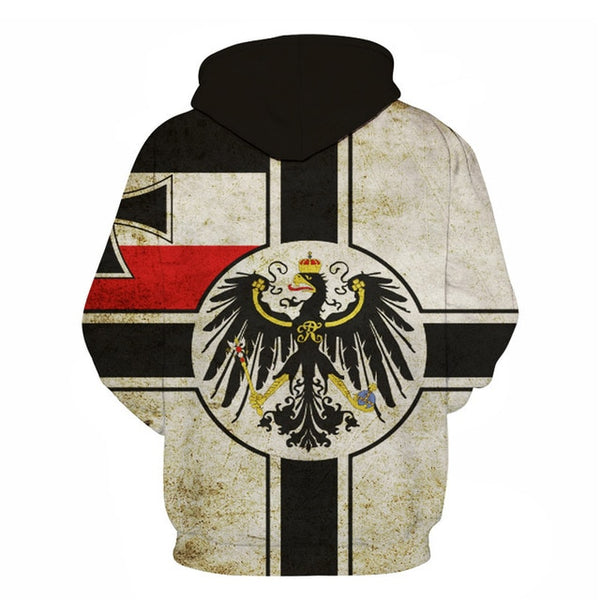 Novelty Russian hoodies Sweatshirts Men Retro Eagle Russia Flag 3d Print Hooded Pullover Unisex Clothing Custom Oversized | Vimost Shop.