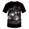 Newest Wolf 3D Print Animal Cool Funny T-Shirt Men Short Sleeve Summer Tops Male T Shirt Fashion Breathable With Short | Vimost Shop.