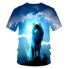 Newest Wolf 3D Print Animal Cool Funny T-Shirt Men Short Sleeve Summer Tops Male T Shirt Fashion Breathable With Short | Vimost Shop.