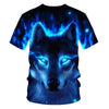 Newest Wolf 3D Print Animal Cool Funny T-Shirt Men Short Sleeve Summer Tops Male T Shirt Fashion Breathable With Short | Vimost Shop.