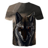 Newest Wolf 3D Print Animal Cool Funny T-Shirt Men Short Sleeve Summer Tops Male T Shirt Fashion Breathable With Short | Vimost Shop.