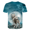 Newest Wolf 3D Print Animal Cool Funny T-Shirt Men Short Sleeve Summer Tops Male T Shirt Fashion Breathable With Short | Vimost Shop.