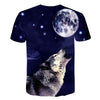 Newest Wolf 3D Print Animal Cool Funny T-Shirt Men Short Sleeve Summer Tops Male T Shirt Fashion Breathable With Short | Vimost Shop.