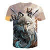 Newest Wolf 3D Print Animal Cool Funny T-Shirt Men Short Sleeve Summer Tops Male T Shirt Fashion Breathable With Short | Vimost Shop.